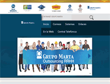 Tablet Screenshot of intranet.grupomarta.com